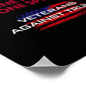 Veterans Anti-trump Draft Dodger Bone Spurs For Ve Poster (Ecke)