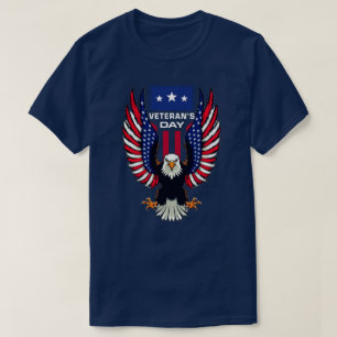 Veterans Day Amerikanischer Adler T-Shirt