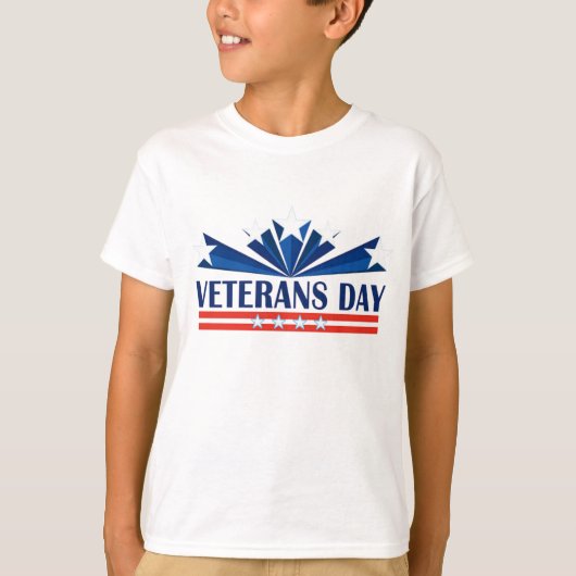Veterans Day Boy T-Shirt (Vorderseite)