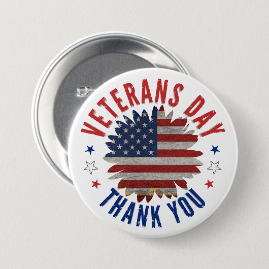 VETERANS DAY BUTTON (Vorne & Hinten)