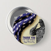 VETERANS DAY BUTTON (Vorne & Hinten)