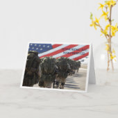 Veterans Day Custom Grußkarten Karte (Gelbe Blume)