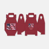 Veteran's Day Danke, Patriotic American Flag Geschenkschachtel (Ungefaltet)