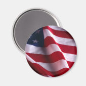 Veteran's Day Danke, Patriotic American Flag Magnet (Vorderseite/Rückseite)
