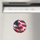 Veteran's Day Danke, Patriotic American Flag Magnet (In Situ (Geschirrspüler))