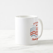 Veterans Day Danke Tasse (VorderseiteRechts)