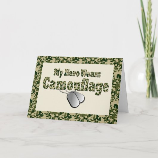 Veterans Day Grußkarte für einen besonderen Helden Dankeskarte (Vorderseite)
