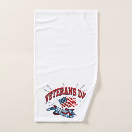 "Veteran's Day" Handtuch (Handtuch)