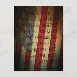 Veterans Day Harry S. Truman Postkarte