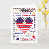 Veterans Day Holiday Typografy Heftkarte Karte (Gelbe Blume)