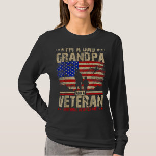 Veteran's Day Ich bin Vater Opa und Veteran Amer T-Shirt
