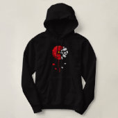 Veterans Day Lest We vergiss Red Poppy Blume USA Hoodie (Design vorne)