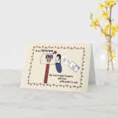 Veterans Day Mailbox Patriotic, Denken Sie an Sie, Karte (Gelbe Blume)