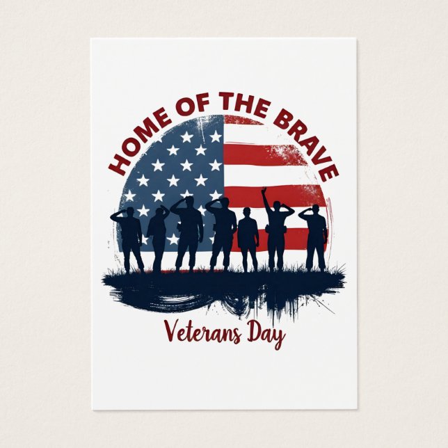 Veterans Day Patriotic Tee (Vorderseite)