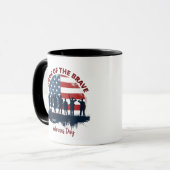 Veterans Day Patriotic Tee Tasse (Vorderseite Links)
