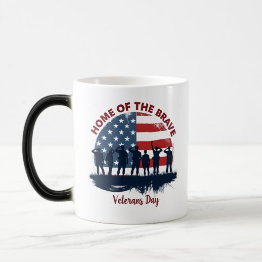 Veterans Day Patriotic Tee Verwandlungstasse (Links)
