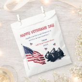 Veterans Day Patriotic USA Flag Vielen Dank Geschenktütchen (Ausgeschnitten)