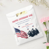 Veterans Day Patriotic USA Flag Vielen Dank Geschenktütchen (Versiegelt)