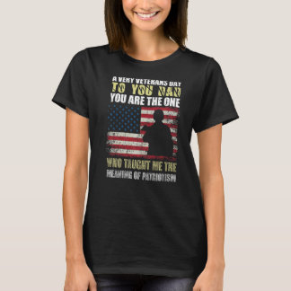 Veterans Day Patriotic Vater Patriotic T-Shirt