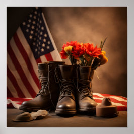 Veterans Day patriotische digitale Printposter Poster