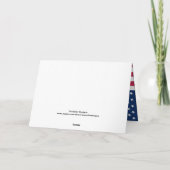 Veterans Day Poppy Field Card Karte (Rückseite)