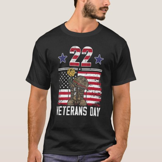 Veterans Day Proud Veteran Dad Son Papa Grandpa T-Shirt (Vorderseite)