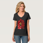 Veterans Day Red Poppy Ich trage einen Mohn T-Shirt (Vorderseite Vollansicht)