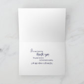 Veterans Day Religious White Cross American Flag Karte (Innenseite)