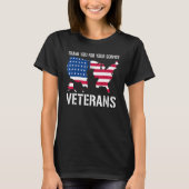 Veterans Day Thank You Veterans T Proud Tee 3 (Vorderseite)
