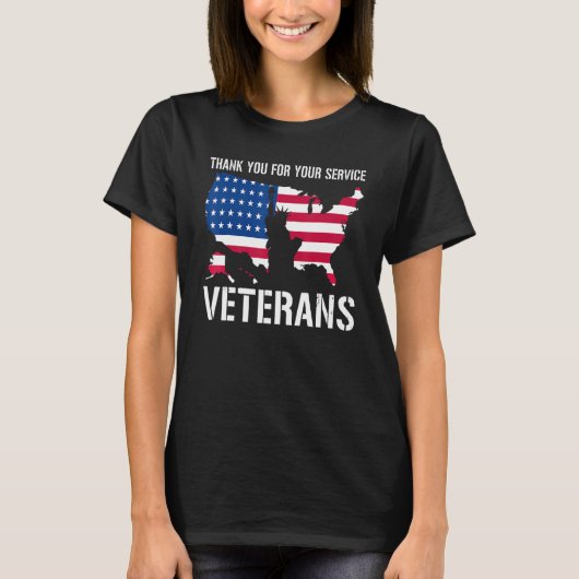 Veterans Day Thank You Veterans T Proud Tee 3 (Vorderseite)