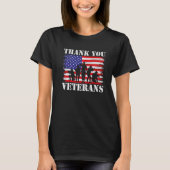 Veterans Day Thank You Veterans T-Shirt (Vorderseite)