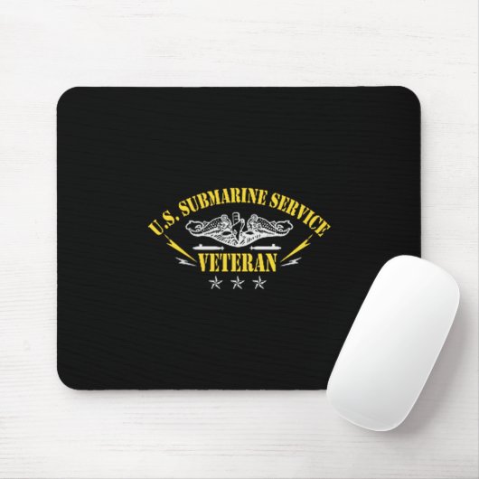 Veterans Day U.s Submarine Force Silent Service Lo Mousepad (Mit Mouse)