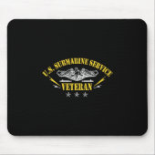 Veterans Day U.s Submarine Force Silent Service Lo Mousepad (Vorne)