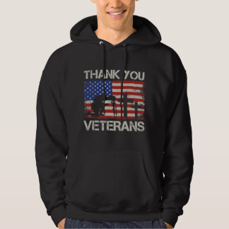 Veterans Day US Flag Ich bin ein Held ein Vater Op Hoodie