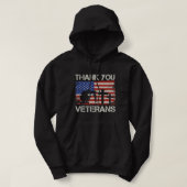 Veterans Day US Flag Ich bin ein Held ein Vater Op Hoodie (Design vorne)