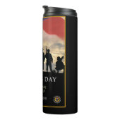 Veteran's Day USA Thermal Tumbler Thermosbecher (Nach rechts gedreht)
