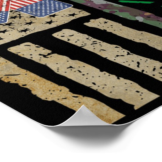 Veterans Day Vielen Dank für Ihren Service-Mitarbe Poster (Ecke)
