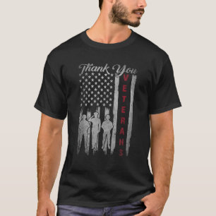 Veterans Day Vielen Dank Veterans Proud Patriotic  T-Shirt
