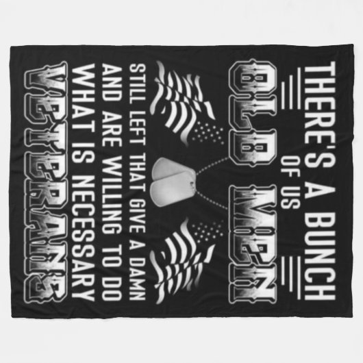 VETERANS FLEECEDECKE (Vorderseite (Horizontal))