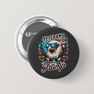 Veterans for Trump Button