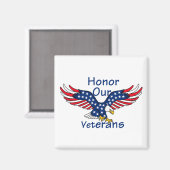VETERANS MAGNET (Vorderseite/Rückseite)