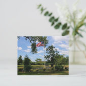 Veterans Memorial Garden Postkarte (Stehend Vorderseite)