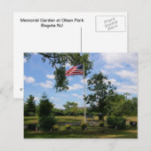 Veterans Memorial Garden Postkarte (Vorne/Hinten)
