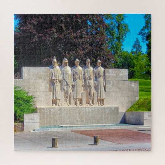 Veterans Memorial Verdun Frankreich Puzzle (Vertikal)