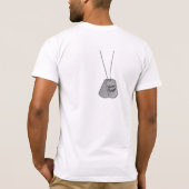 Veterans Militärhundemarken Danke, T - Shirt (Rückseite)