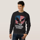 Veterans No Kings American Eagle  Sweatshirt (Vorne ganz)
