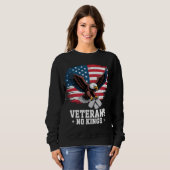 Veterans No Kings American Eagle Sweatshirt (Vorne ganz)