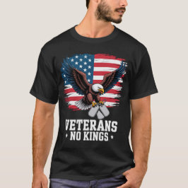 Veterans No Kings American Eagle  T-Shirt