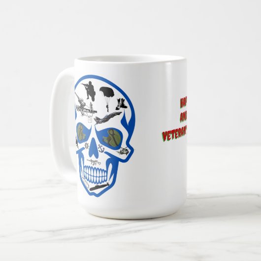 Veterans Spooky Kaffeetasse (Vorderseite Links)