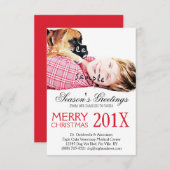 Veterinär Business Pet Foto Weihnachts-Mailer Einladung (Vorne/Hinten)